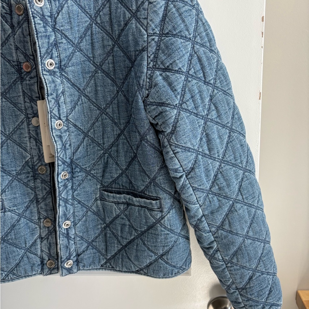 Tommy Bahama Blue Quilted Jacket - Picture 4 of 9